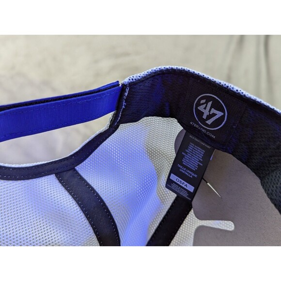 Chicago Cubs '47 MLB  Blue MVP Adjustable Strapback Hat Adjustable White/Blue - Picture 7 of 9